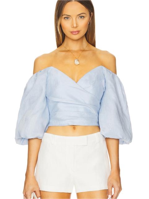 BARDOT Eva Linen Top