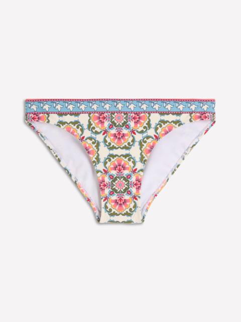 BODEN Classic Bikini Bottoms-Pink, Ornamental Trellis