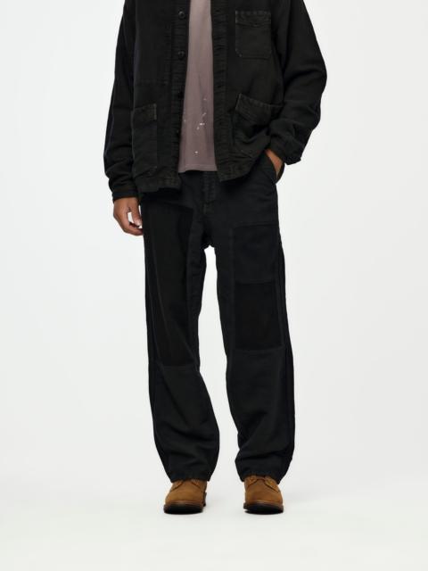 visvim PASTORAL PANTS MOLESKIN (DMGD BLACK)