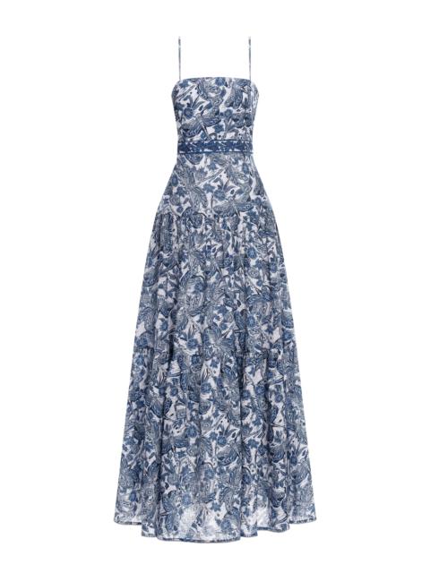 Agua by Agua Bendita Lima Libelulas Noche Maxi Dress