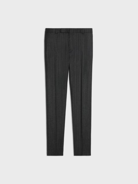 CELINE classic pants in striped flannel
