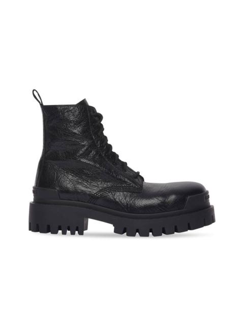 Women's Bulldozer Lace-up Boot in Black