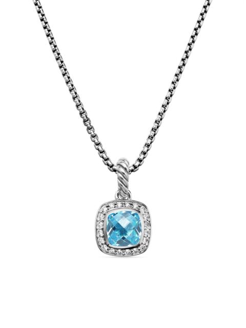 DAVID YURMAN Women's Petite Albion Pendant Necklace in Sterling Silver - Blue Topaz
