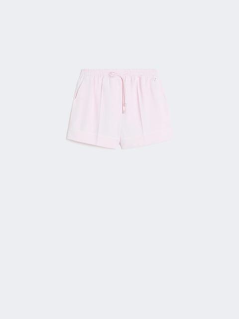 Sportmax CRESPO Satin jogger shorts - PINK