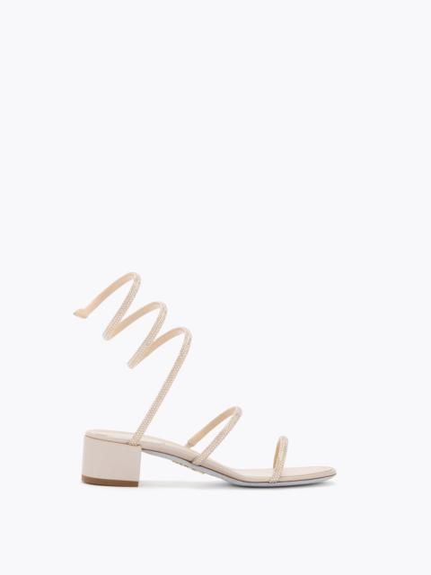 RENE CAOVILLA CLEO GOLD SANDAL 40