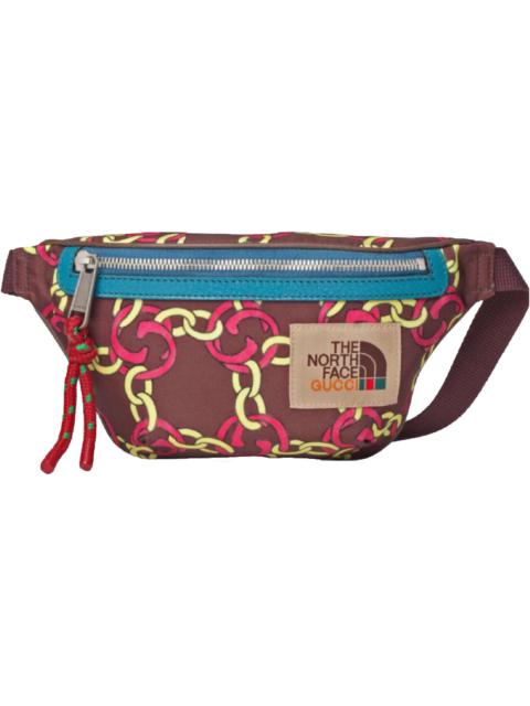 GUCCI Gucci x The North Face Belt Bag Burgundy Multi