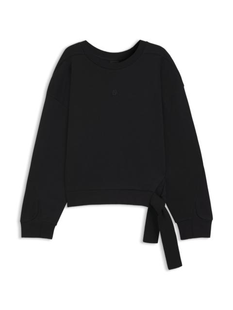 BOSS SWEATSHIRT WITH TIE DETAIL