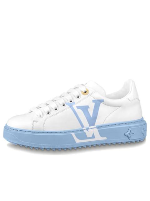 Louis Vuitton (WMNS) LOUIS VUITTON Time Out Sneakers 'White Blue' 1A8MZ7