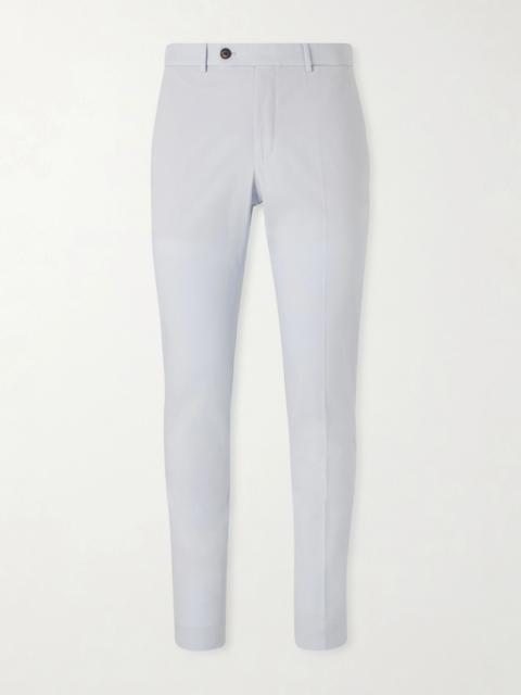 SLOWEAR Tapered Stretch-Cotton Trousers