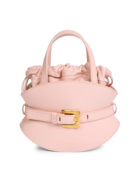 Balmain Women's Mini Shuffle Leather Top Handle Bag - Rose Pale
