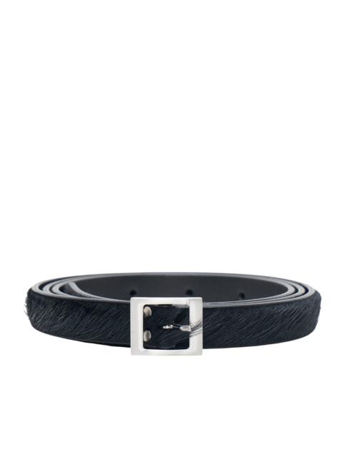 Rick Owens Mini Stooges Belt Unshaved Cow Leather
