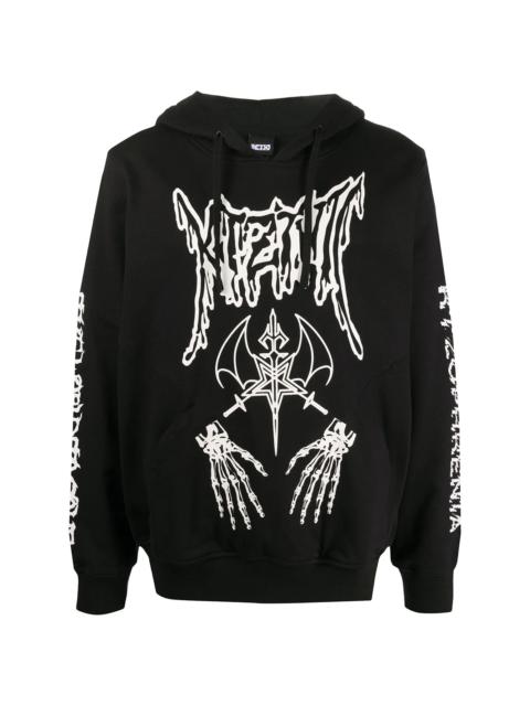 KTZ Dead Metal printed hoodie