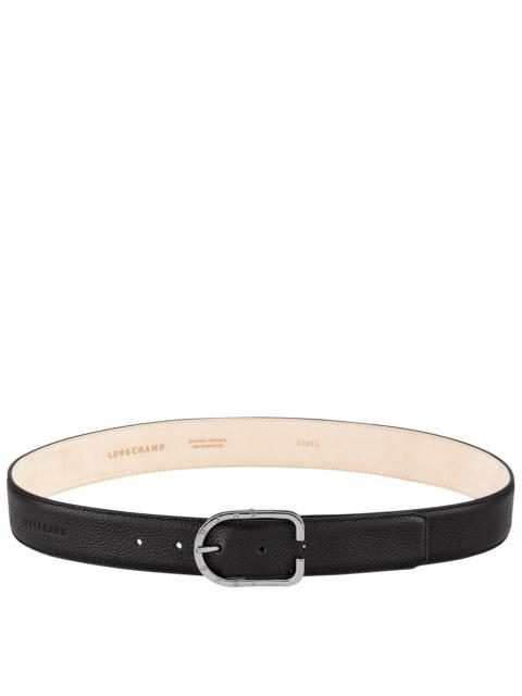 Le Foulonné Ladies' belt Black - Leather