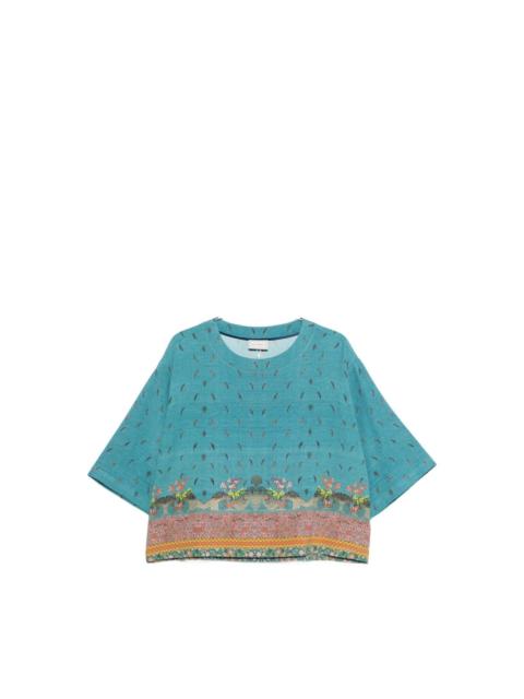 Pierre-Louis Mascia Printed silk blouse