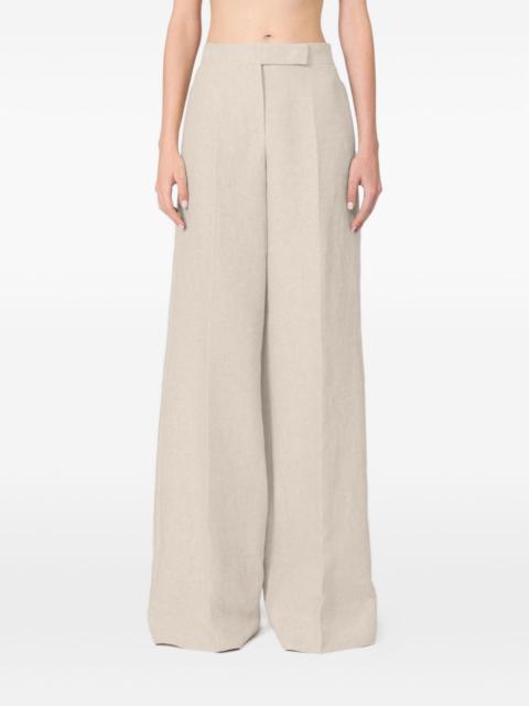 Max Mara palazzo linen trousers