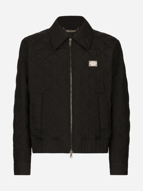 Dolce & Gabbana Nylon jacket with branded tag | REVERSIBLE