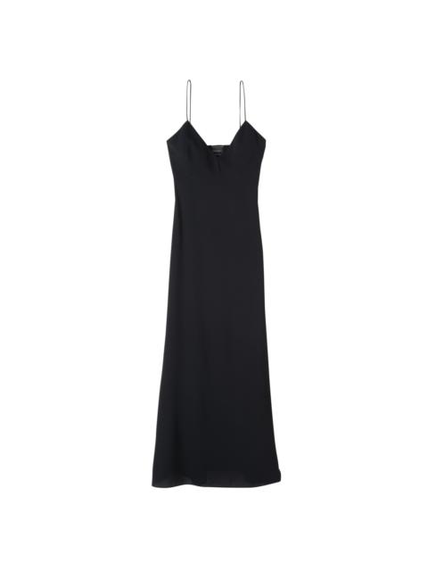 Longchamp Long dress Black - Crepe de Chine