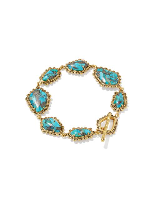 KENDRA SCOTT Ellery Vintage Gold Statement Bracelet