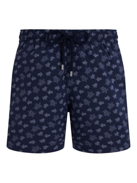 Vilebrequin drawstring turtle-print swim shorts