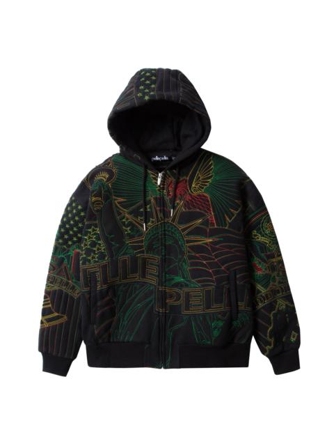 WHO DECIDES WAR WDW X PP MONUMENT ZIP UP HOODIE