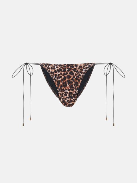 BANANHOT Liv leopard-print bikini bottoms