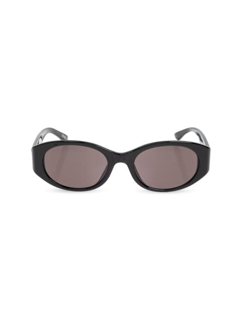 BALENCIAGA logo-print sunglasses