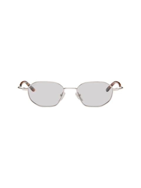 GUCCI Silver Emblem Directional Sunglasses