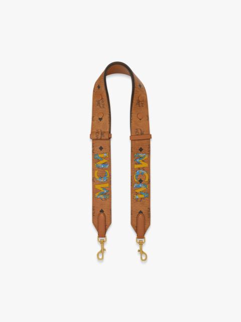 MCM Aren Shoulder Strap in Visetos