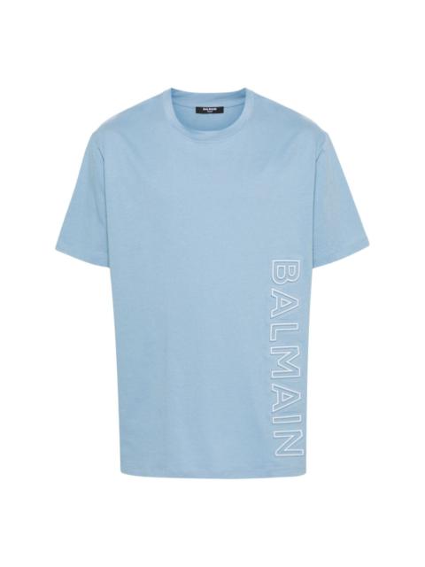 Balmain embossed-logo cotton T-shirt