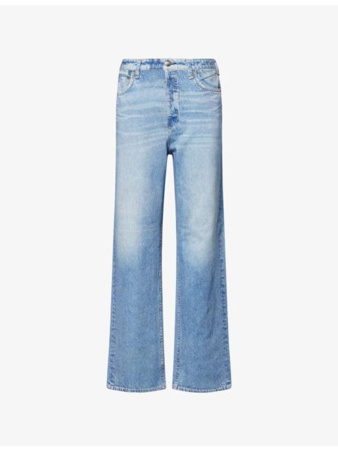 rag & bone Miramar Terry Wide-Leg Cotton Trousers