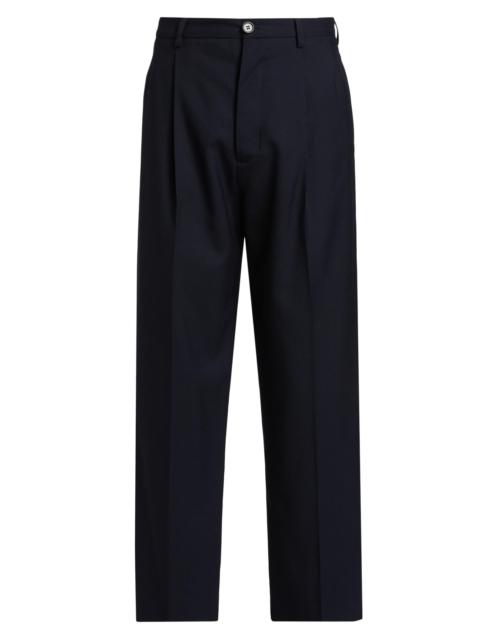 Marni Men's Pleated Tropical Wool Pants - Blue Black