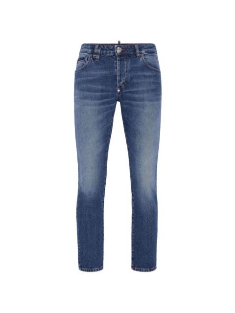 low-rise skinny jeans