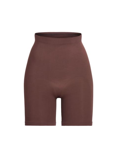 SKIMS Women's Seamless Sculpt Mid-Thigh Short - Cocoa