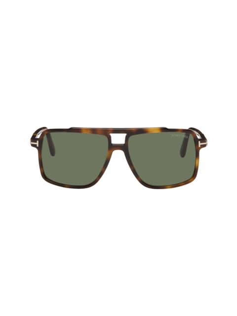TOM FORD Brown Kemp Sunglasses
