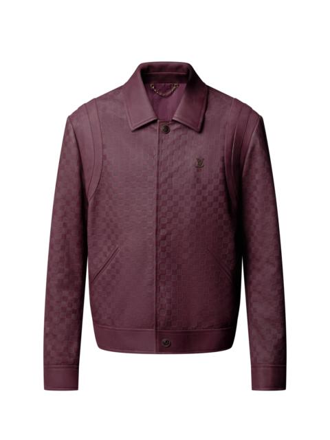 Louis Vuitton Embossed Damier Leather Blouson