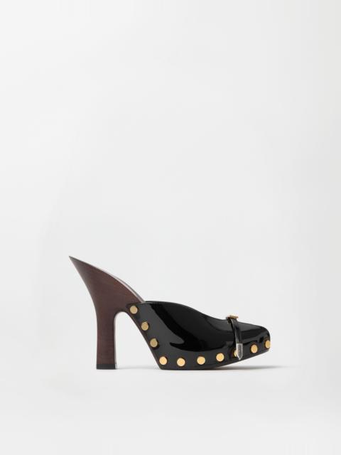 VERSACE Sassi Patent Clogs 105 mm