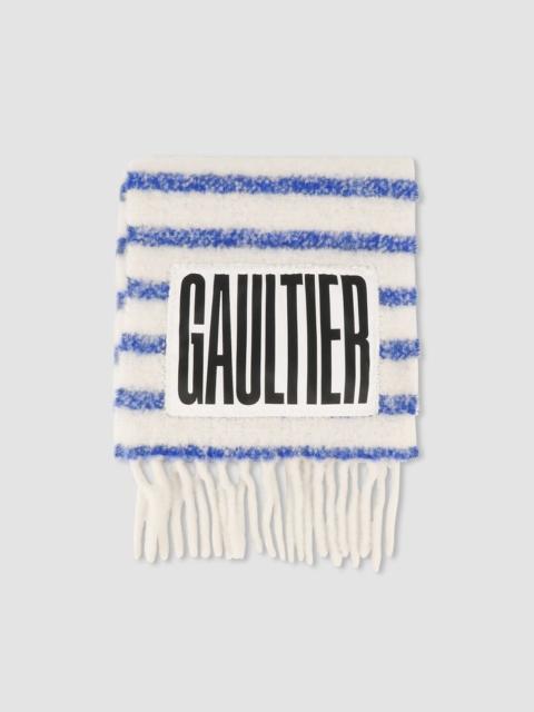 Jean Paul Gaultier Mariniere mohair scarf