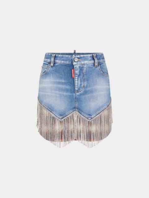 MEDIUM PROPER WASH DENIM SKIRT