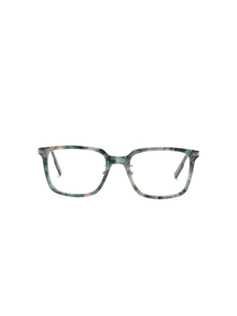ZEGNA tortoiseshell-effect glasses