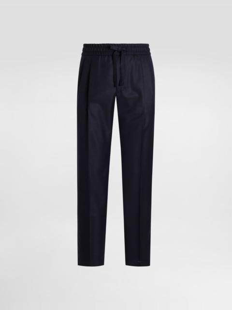 Dolce & Gabbana Garment-dyed wool joggers
