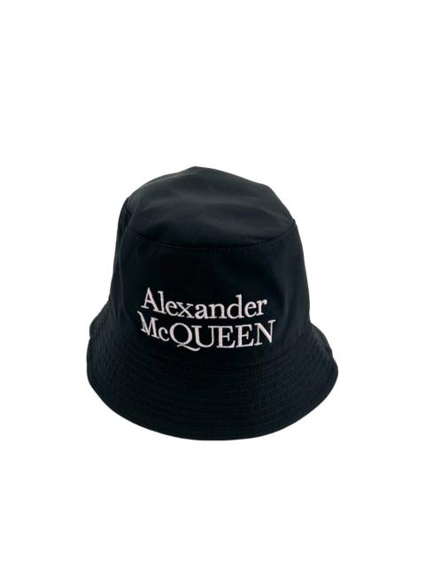 Alexander McQueen logo-embroidered reversible bucket hat