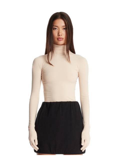 MARIE ADAM-LEENAERDT Beige High-Neck Top