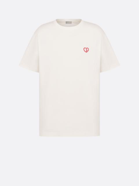 Dior CD Heart Relaxed-Fit T-Shirt