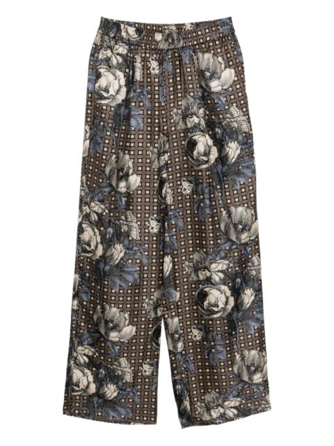 BIYAN floral print trousers