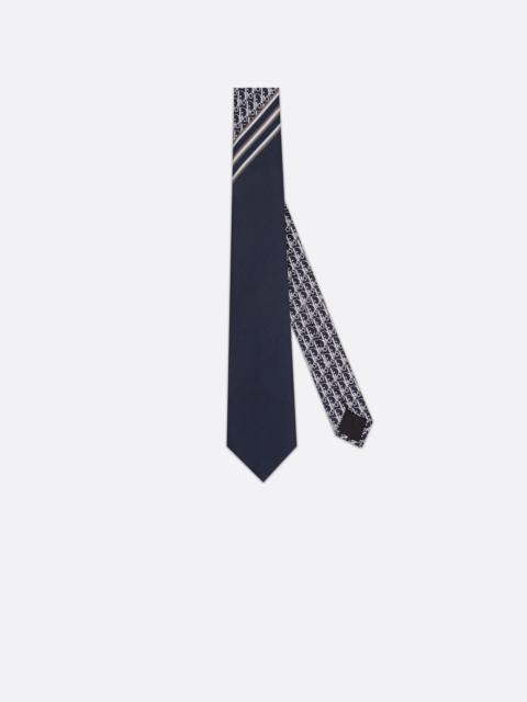 Striped Dior Oblique Tie