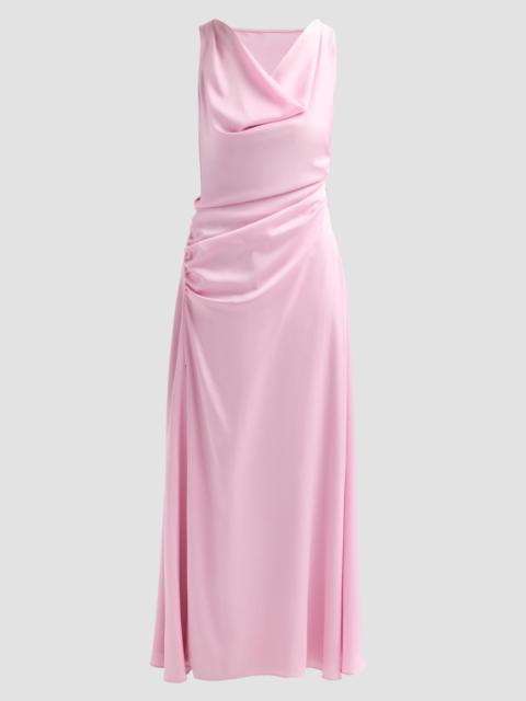 SIMKHAI Women's Elinne Ruched Satin Gown - Bubblegum