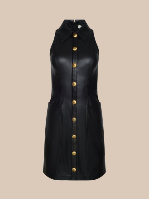 L'AGENCE Apolline Vegan Leather Dress