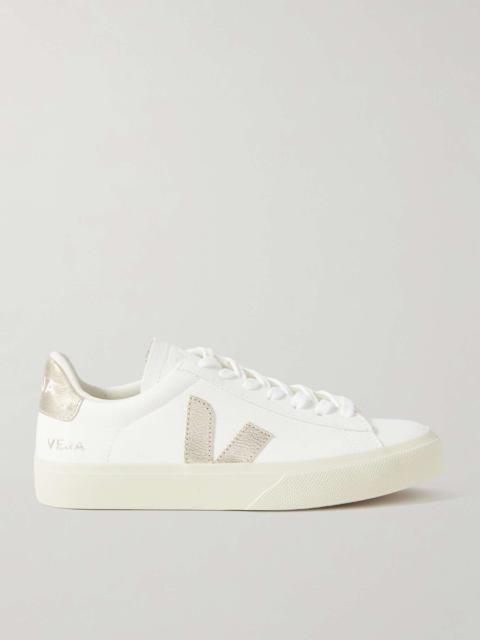 Campo textured-leather sneakers