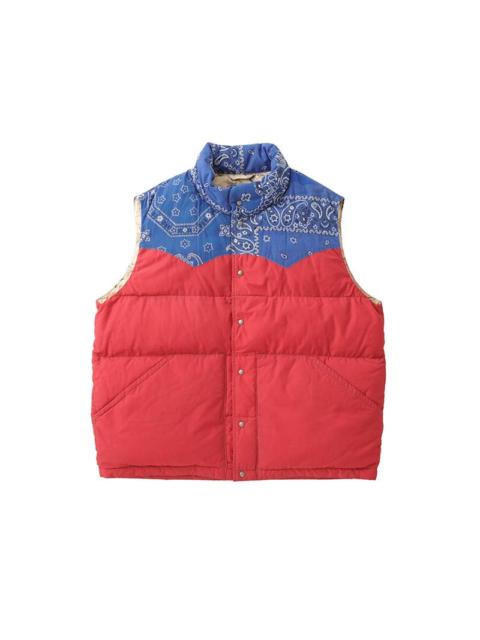 visvim KERCHIEF DOWN VEST RED