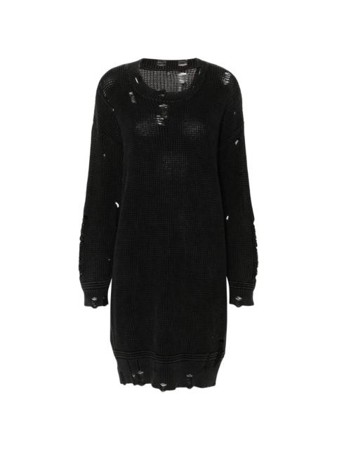 R13 distressed knitted dress